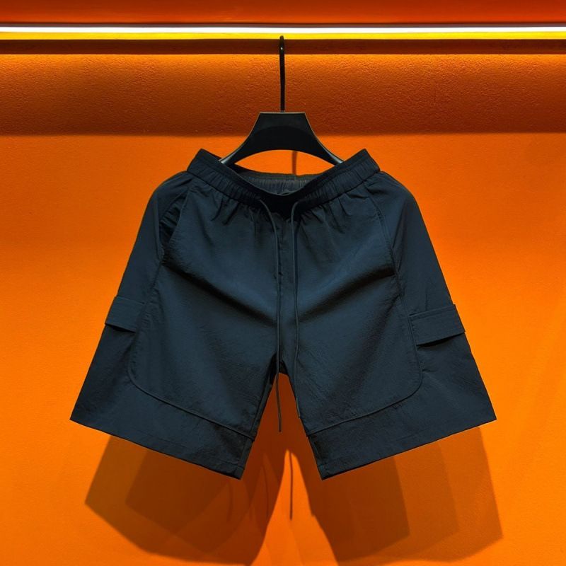 Ensemble deux pièces décontracté et ample pour homme, nouvelle collection été 2025, simple, manches courtes, polo et short_voghion.com