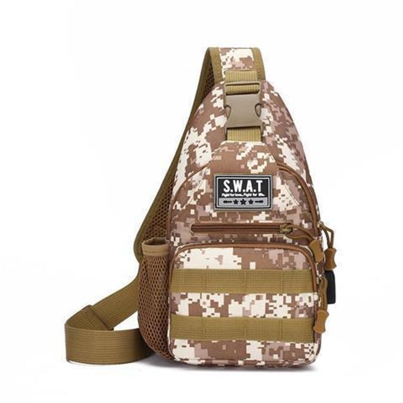 Borse da petto da uomo, marsupi, Oxford mimetico, borsa da petto da uomo impermeabile e resistente all'usura, borsa a tracolla monospalla, grande capacità, piccolo zaino_voghion.com