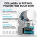 Hals SimplyVital Collagen Retinol Halscreme Feuchtigkeitscreme für den Hals Gesichtscreme Feuchtigkeitsspendend_voghion.com