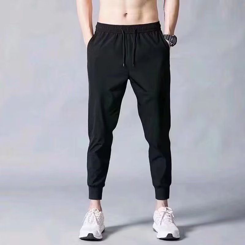Men's Clothing Casual Pants Men's Loose Large Size Sweatpants Ins Straight Sports Style High Street Trousers_voghion.com