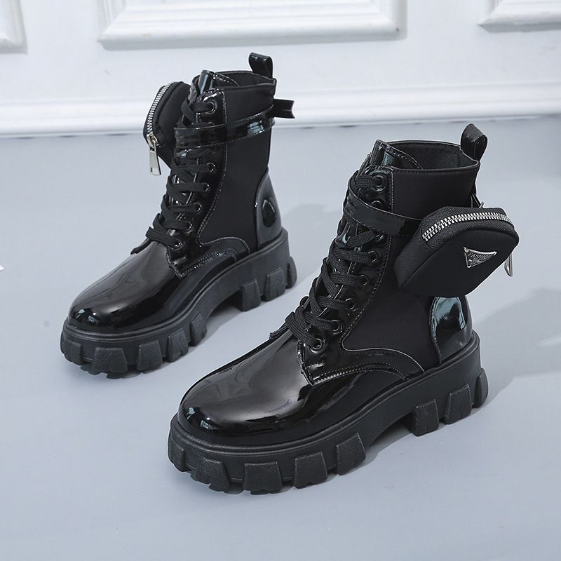 Buitenlandse handel plus size Martin Boots Dames herfst en winter 202E Europese en Amerikaanse korte broeklaarzen met dikke bodem dameslaarzen_voghion.com