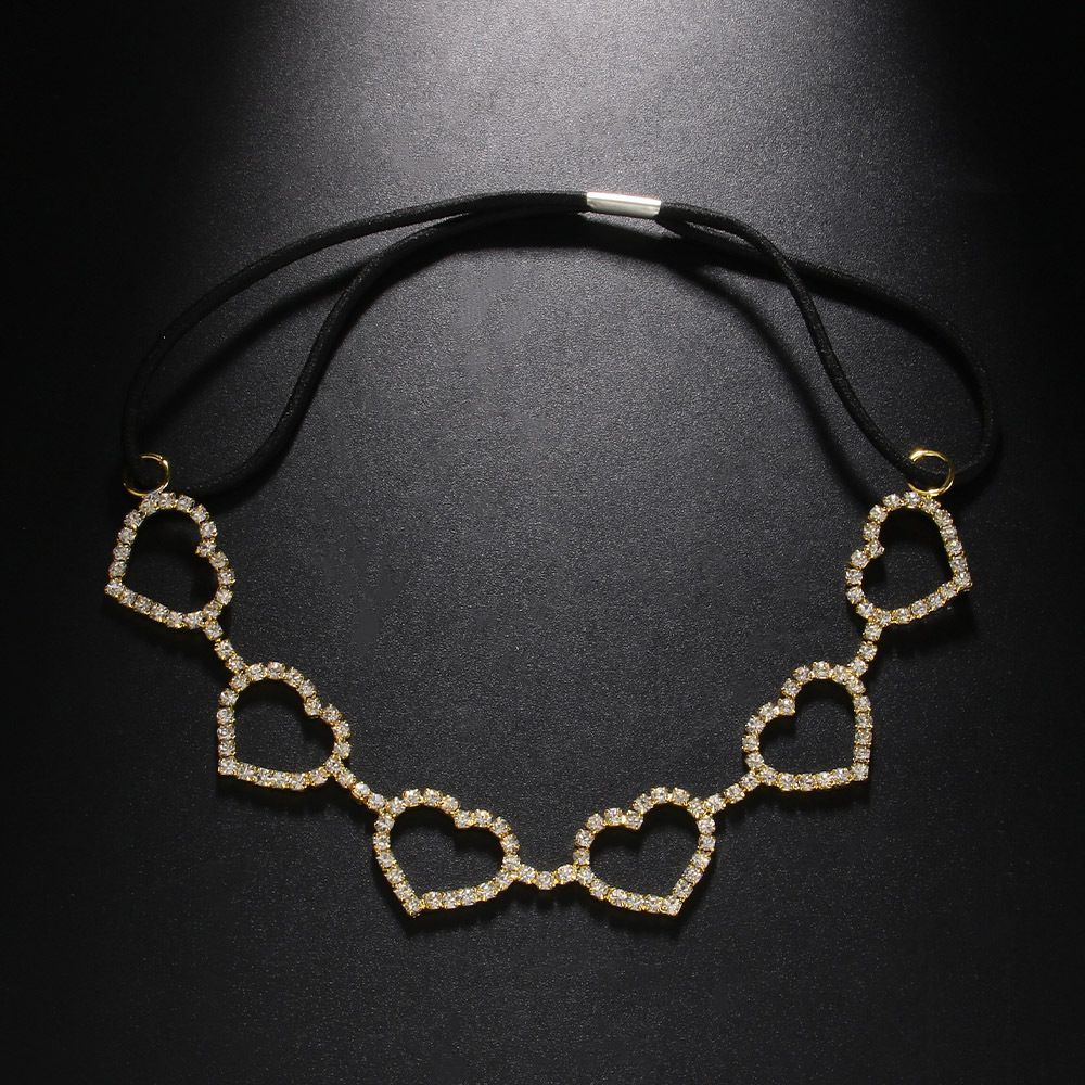 Catena per coscia sexy e calda, con corda elastica, alla moda, semplice e alla moda, con cuore di strass, per le donne_voghion.com