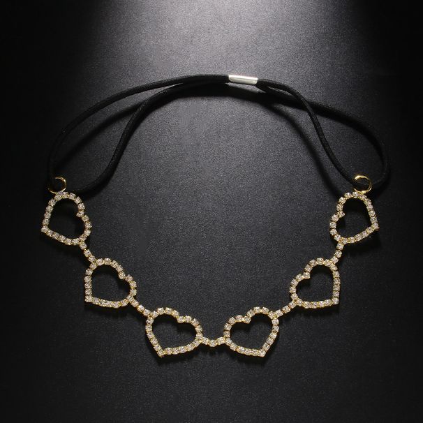 Catena per coscia sexy e calda, con corda elastica, alla moda, semplice e alla moda, con cuore di strass, per le donne_voghion.com