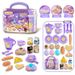 Set da gioco per bambini transfrontalieri, utensili da cucina, simulazione del tè pomeridiano, cibo, torta, ragazza, set interattivo per la pausa del tè, giocattolo all'ingrosso_voghion.com