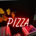 USB-powered Red LED Neon "Pizza": Wall Light For Pizzerias, Cafes, Bars, Home Decor. Multi-purpose Plastic Display. Great For Kitchens, Bedrooms, Part_voghion.com