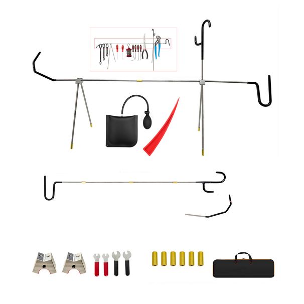 Car emergency use kit, camping lamp maintenance lamp bracket, brake caliper hook, fifth wheel pin puller, multi-functional vehicle maintenance parts b_voghion.com