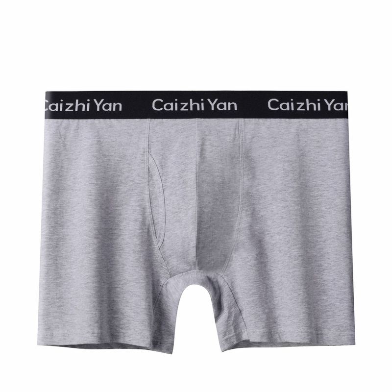 Men's Underwear Summer Thin 50 Combed Cotton Seamless Breathable Sweat Absorbent Underwear Boxer Briefs_voghion.com