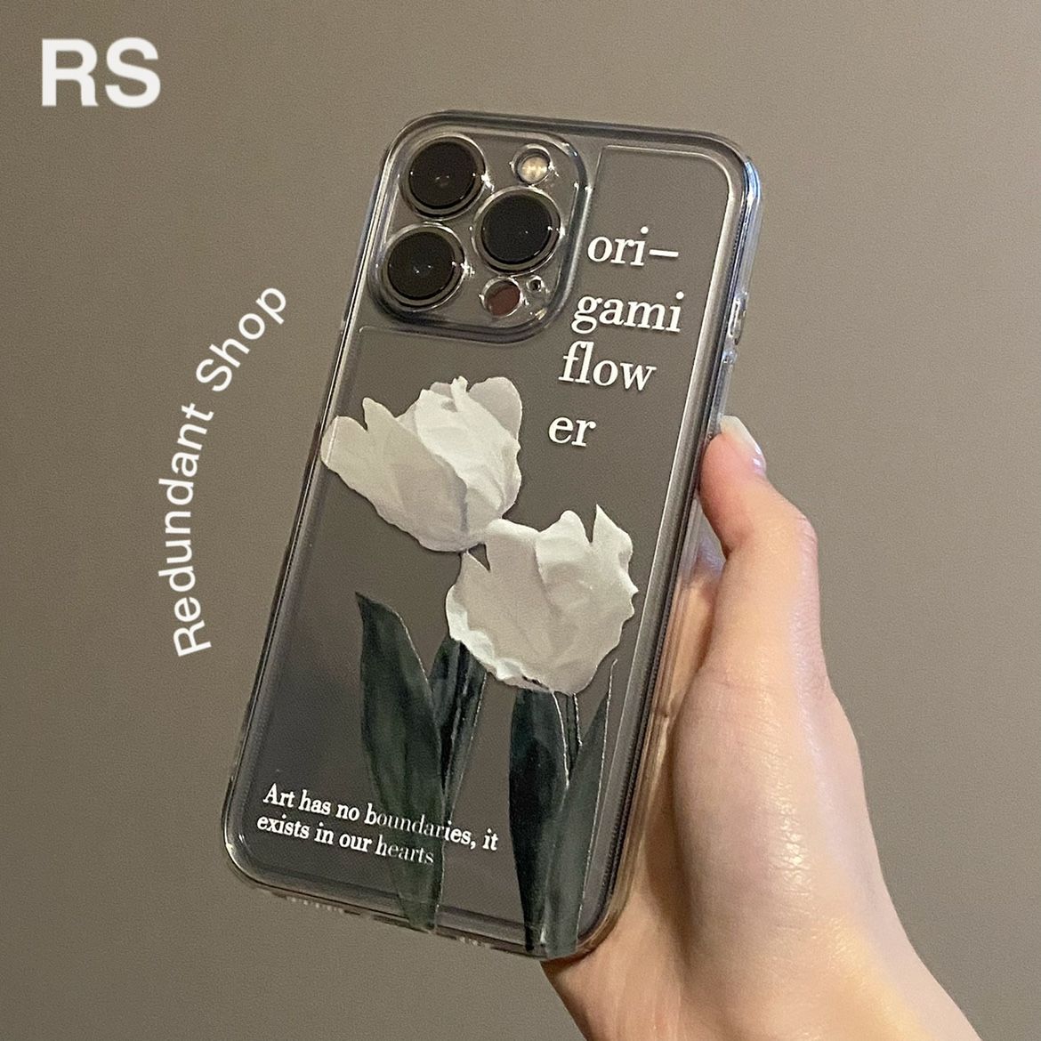 Unbeatable Quality Redundant | Tulip Niche Style 15promax Phone Retro Ins Minimalist Fancy Transparent Soft Case 14pro_voghion.com