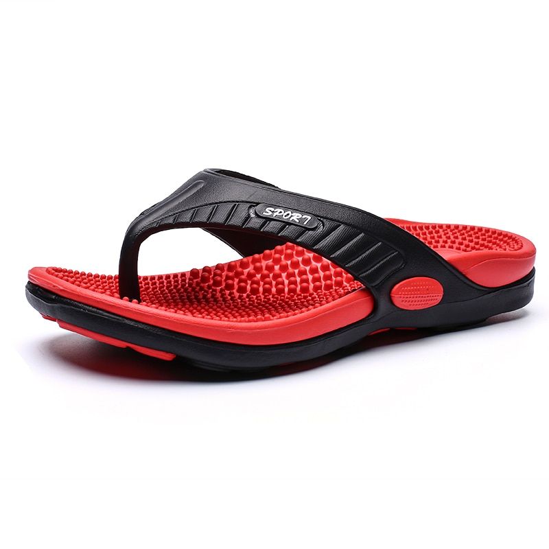 Sommer männer Flip-flops Massage Granulat Hausschuhe Bequeme Strand Sandalen Männer Casual Haus Flip-Flops Badezimmer Schuhe_voghion.com