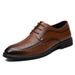 Suitable For All Seasons Summer Hollow Men's Lace-up Business Formal Leather Large Size Hole Shoes_voghion.com
