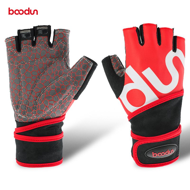 Nuevos guantes de medio dedo para deportes al aire libre, ciclismo, protección de muñeca, equipo de fitness_voghion.com