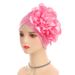 Cappello musulmano Cappello turbante floreale oversize in stile etnico Cappello chignon in stile africano Cappello per festa di matrimonio_voghion.com