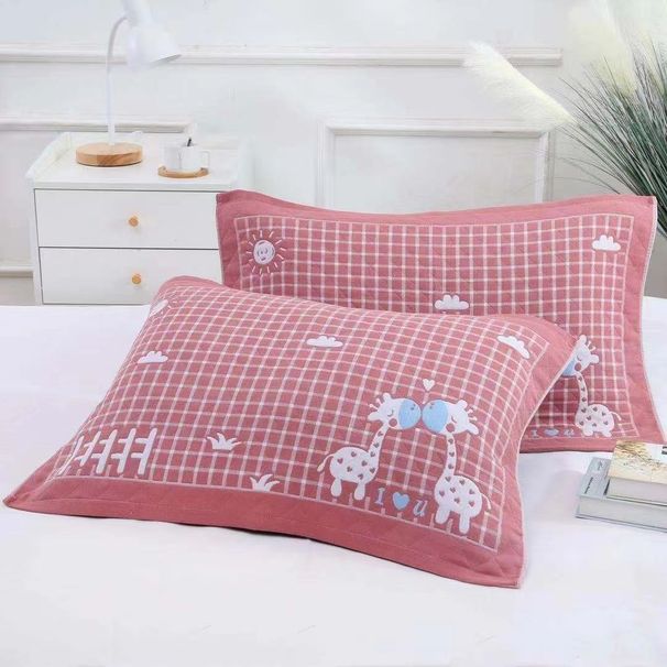 Asciugamano per cuscino in cotone a tre strati all'ingrosso, asciugamano per cuscino di alta qualità, asciugamano per cuscino in garza, regalo di ritorno ispessito e allargato, asciugamano per coppia di quattro stagioni_voghion.com