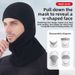 Autumn Winter Cycling Fleece Windproof Face Mask Derong Cold-proof Neck Warmer Skiing Thermal Headgear For Men And Women_voghion.com