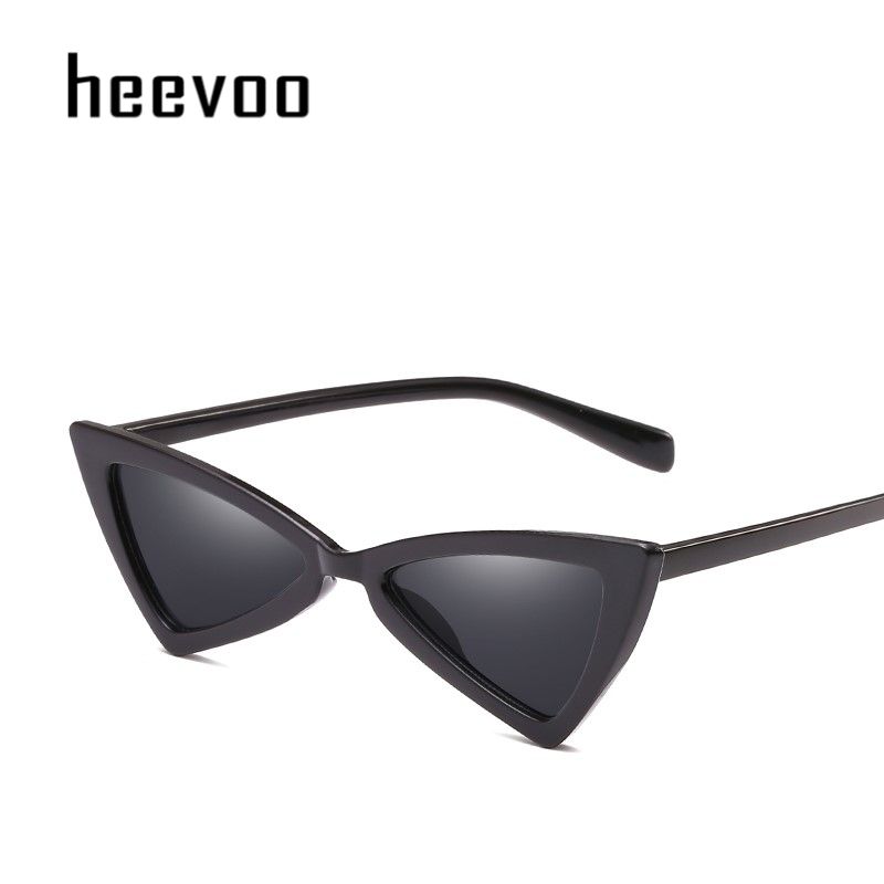 Retro triangulära små fjärils-Cateye-solglasögon klassiska märkes-Leopard-skärmar för kvinnor solglasögon UV400_voghion.com
