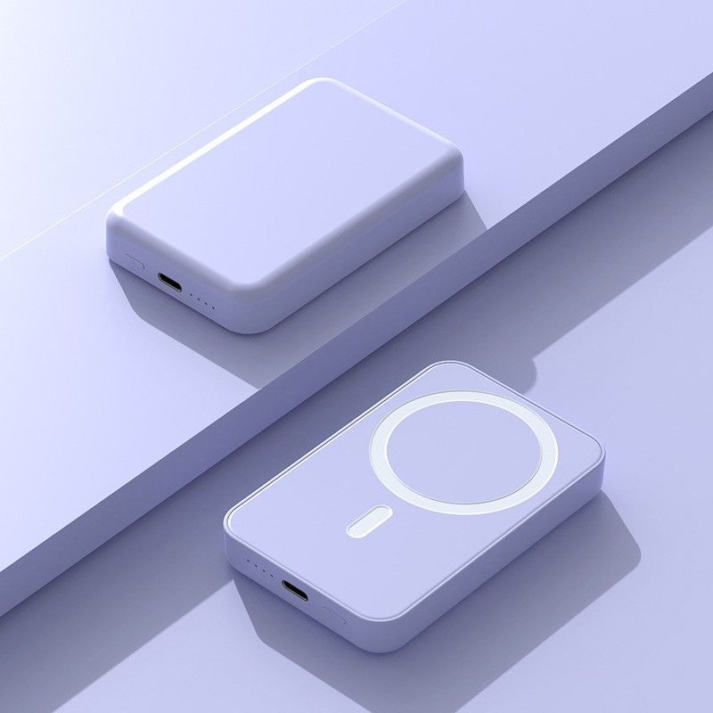 Acessórios para celular Carregamento sem fio magnético compacto Carregamento super rápido 10000 mAh Suporte para carregador portátil Fonte de alimentação móvel_voghion.com