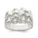Sterling Silver Nugget Ring_voghion.com