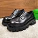 Round Head Derby Men's Autumn New Platform Heightening Big Head Leather Commuting Wide Head Casual Shoes_voghion.com