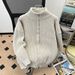Men's Winter Sweater Coat Retro Casual Stand Collar Thick Knit Cardigan Warm Wool Jacket_voghion.com