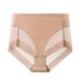 Women's Intimates Sexy Lace High Waist Large Size Abdomen Lifting Hip Breathable Pure Cotton Crotch Girls Briefs_voghion.com