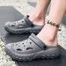 Men's Slippers New Summer Sandals Wear A Pair Of Slippers One Soft Soled Beach Shoes_voghion.com