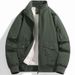Giacca invernale da uomo foderata in pile – Nylon impermeabile, vestibilità oversize (L-5XL, antivento, isolamento termico, nero/kaki/verde militare)_voghion.com