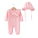Mother&Kids Baby clothing Female treasure cotton clothes full moon ha clothes crawling suit baby onesie_voghion.com