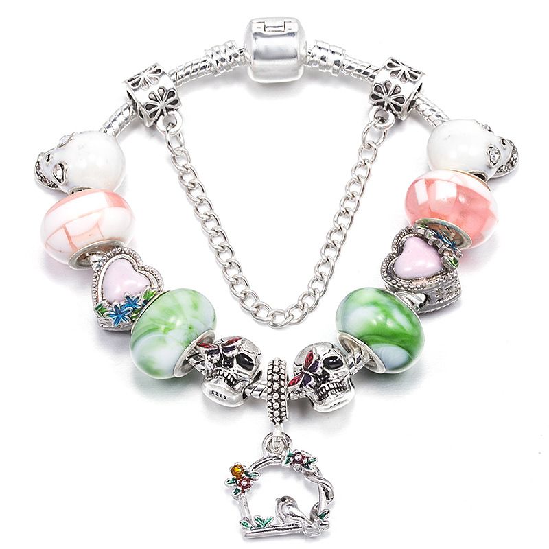 Charm Bracelets DIY Self Made Necklace Creative Large Hole Beads Unique Design Fashion Trend Hot Recommendation Self Made Necklace Women_voghion.com