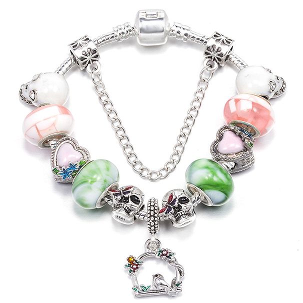 Charm Bracelets DIY Self Made Necklace Creative Large Hole Beads Unique Design Fashion Trend Hot Recommendation Self Made Necklace Women_voghion.com