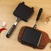 Non Stick Gas Pan Household Convenient Multi Function Breakfast Machine Fried Egg Toast Mold Sandwich Double Sided_voghion.com