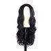 Synthetic Clip-in Wigs Wigs Women's Black Middle Parted Long Curly Hair Big Wave Machine Made Headpiece Simulation Scalp_voghion.com