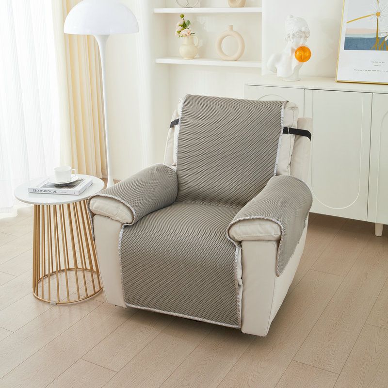 ComfyPaws Breathable Sofa Cover Set - Recliner & Back Cushion Protector With Anti-Slip Base_voghion.com
