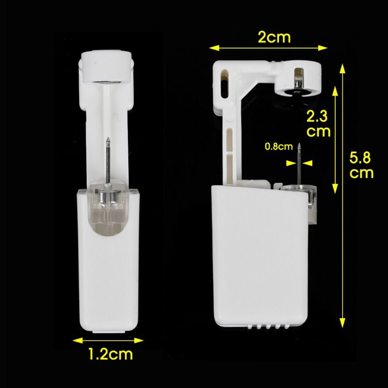 No Inflammation Safe Ear Piercing Gun Kit Disposable Disinfect Earring Piercer Machine Studs Nose Body Jewelry Piercing Tool_voghion.com
