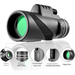 Telescópio monocular para fotografia noturna em ambientes externos com baixa luminosidade e alta definição, ideal para uso com celular._voghion.com