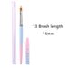 15Pc Nail Art Stripe Liner Brush 3D Tips Manicure Pull Line Smudge Phototherapy Drawing Pen UV Gel Brushes Painting Tool_voghion.com