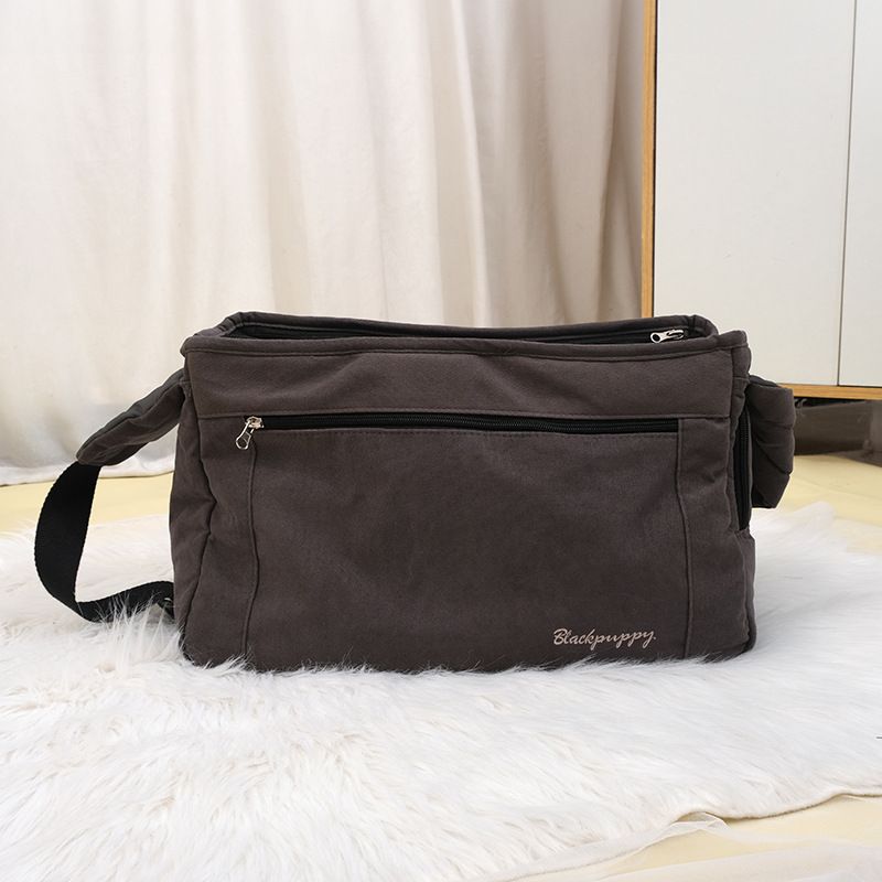 New Large Capacity Lotus Leaf Forest Small Dog Surface Crossbody Bag Puppy Soft And Comfortable Pet Backpack_voghion.com