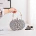 2023 Sunflower Banquet Bag Fashion Banquet Clutch Bag All Match Dress Evening Bag Diamond Studded Bag Female Bag_voghion.com
