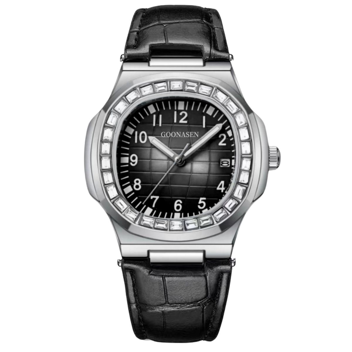 Gubeson Grenade Non Mechanical Square Men's Watch Waterproof Luminous Movement Tiktok Live Foreign Trade_voghion.com