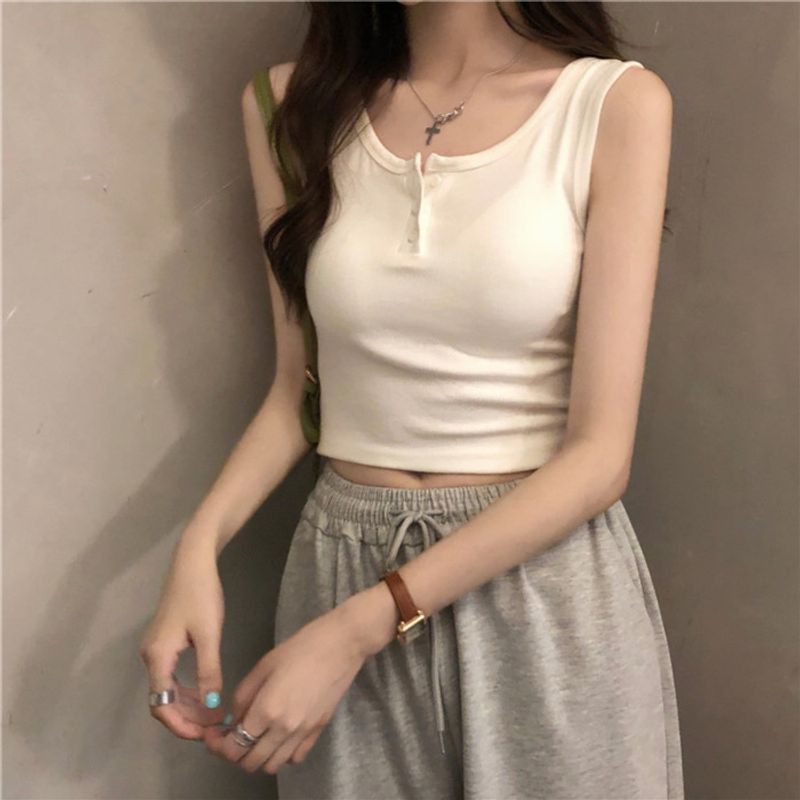 Women's Clothing Wear As An Inner Layer Or Outer Layer Beautiful Back Summer Sweet And Spicy Short Tops_voghion.com