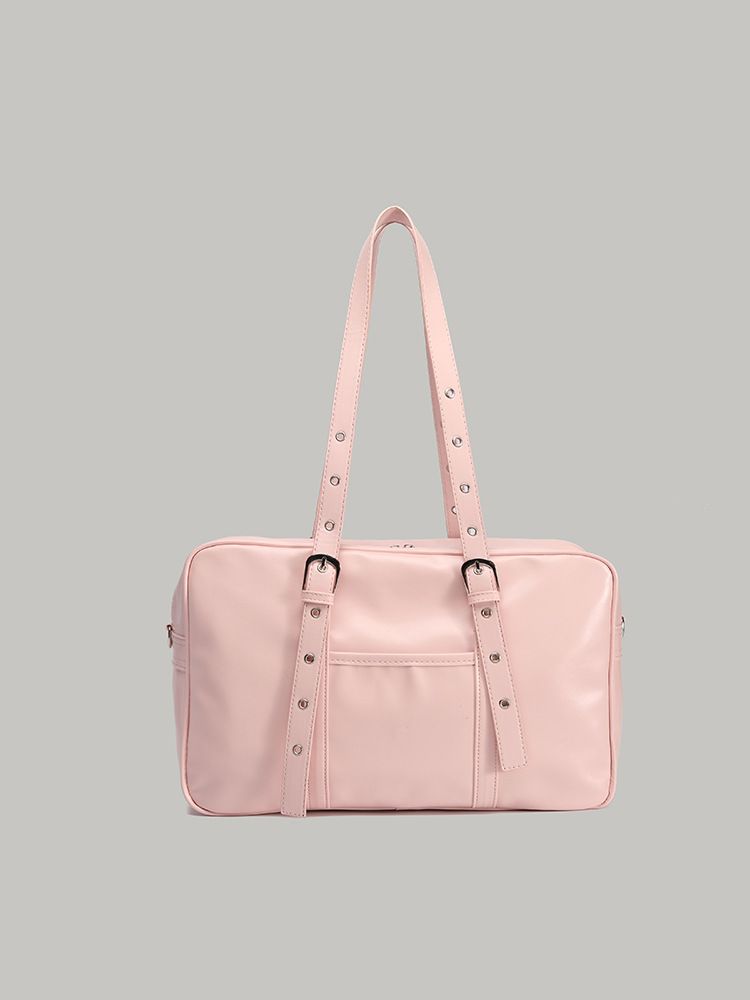 Women's Stylish Large Capacity Tote Bag - Trendy Shoulder Bag With Zipper Closure For Daily Commute & Casual Outings Commuter Bag Trend_voghion.com