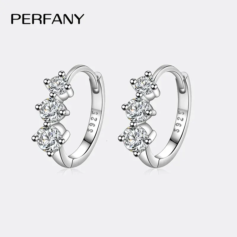PERFANY 072CT Tutti gli orecchini per donna S925 Argento puro Diamante da laboratorio Temperamento Gioielli da sposa alla moda 251013_voghion.com