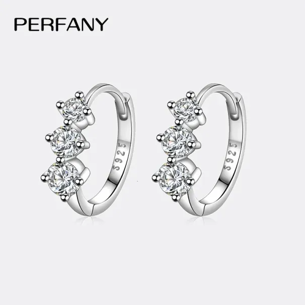 PERFANY 072CT Tutti gli orecchini per donna S925 Argento puro Diamante da laboratorio Temperamento Gioielli da sposa alla moda 251013_voghion.com