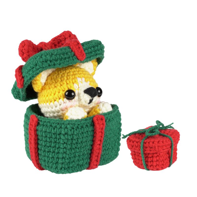 Crochet Material Package Handmade Diy Knitted Puppy Cute Gift Ornaments_voghion.com
