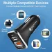 Quick Charge 3.0 PD Mobile Phone 2 Port USB Fast For IPhone 7 8 X XS Tablet Car Charger_voghion.com
