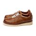 German Training Classic Airplane Nose Casual Men's Toe Layer Cowhide Hand Polished Color Used Board Shoes 2002-5_voghion.com