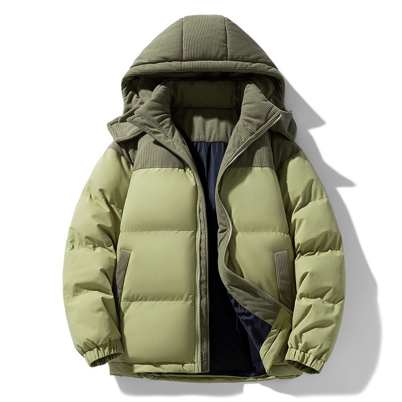 Veste d'hiver unisexe à capuche – Doudoune coupe-vent épaisse (S-3XL, coupe oversize, rembourrage en polyester 500 g, couleurs tendance)_voghion.com