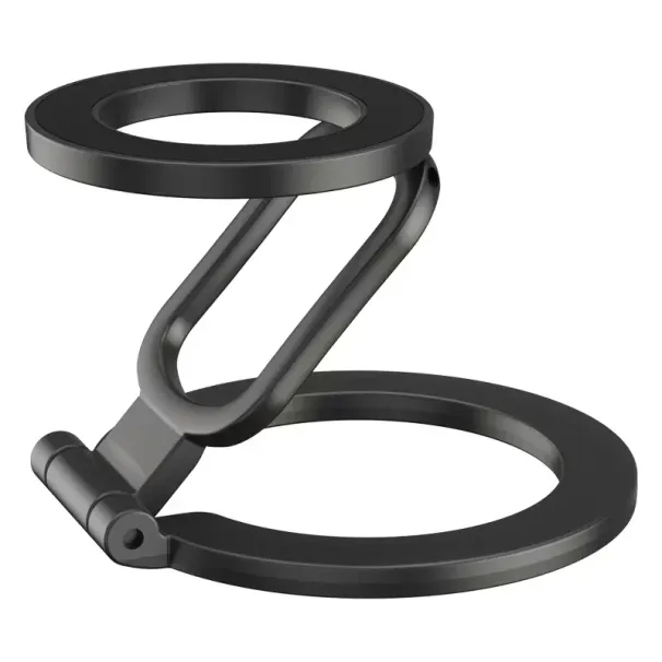 2025 Dual-Mode Phone Grip Double-Sided Magnetic Ring Stand + Kickstand For Mag Safe IPhone 14 15 16 Pro Max Gym Or Car_voghion.com