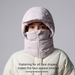 Winter Cold-Proof Large Cotton With Fleece Lining, Thickened Windproof And Face Mask Combo For Delivery Riders,_voghion.com