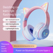 Wireless Bluetooth Headset Cat Ear Gaming Headphones Deep Bass Compatible_voghion.com