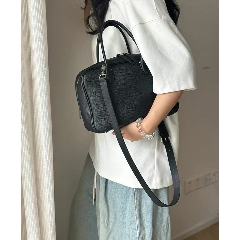 Borsa a mano in pelle Niche da donna, borsa a tracolla singola, alla moda, in pelle, per tutti i giorni_voghion.com
